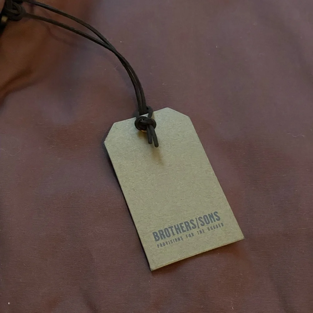 BROTHERS AND SONS MEN'S WAXED CANVAS CRUISER HOODED JACKET - Picture 6 of 7